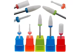 Set de 5 de piloni ceramici de șlefuit - freze