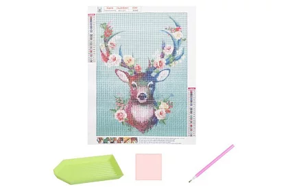 Pictură cu diamante 5D – Cerb