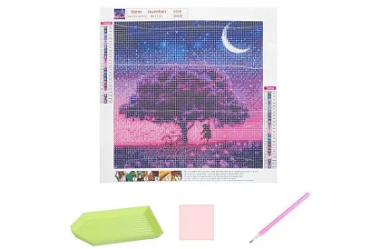 Pictură cu diamante 5D – Copac