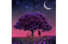Pictură cu diamante 5D – Copac