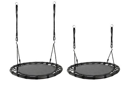 Leagăne - cuib de berze negru - 100 cm / 150 kg