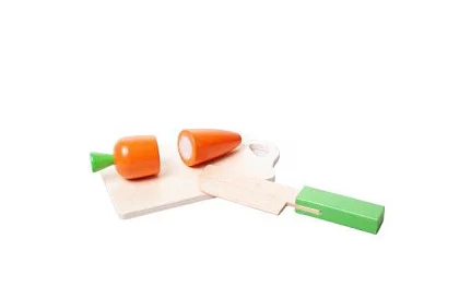 Fructe și legume din lemn pentru tăiat în găleată