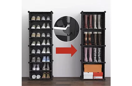 Raft modular - poate găzdui până la 12 perechi de pantofi