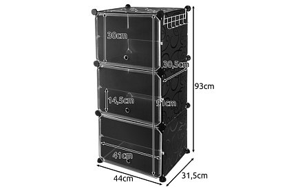 Raft modular - poate găzdui până la 12 perechi de pantofi