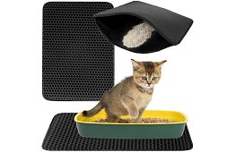 Saltea pentru litiera pisicii – covoraș care reține murdăria