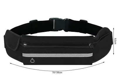 Rucsac turistic pentru mărunțișuri - negru