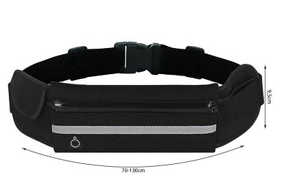 Rucsac turistic pentru mărunțișuri - negru