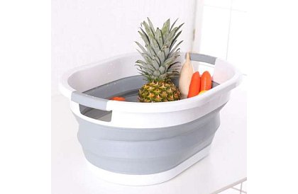 Coș pliabil pentru rufe/lavabo 25 l