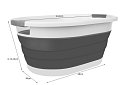 Coș pliabil pentru rufe/lavabo 25 l