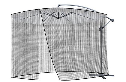 Plasă pentru umbrelă de grădină 350 cm – neagră