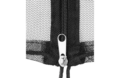 Plasă de țânțari pentru umbrelă de grădină 300 cm - neagră