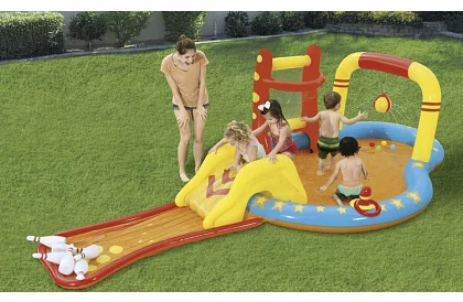 Teren de joacă gonflabil pentru apă 435x213x117cm - Bestway 53068