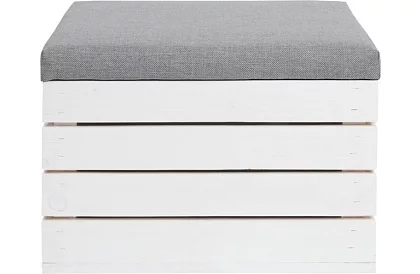 Taburet din lemn – puf ladă cu spațiu de depozitare