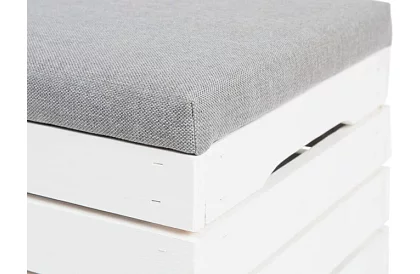 Taburet din lemn – puf ladă cu spațiu de depozitare