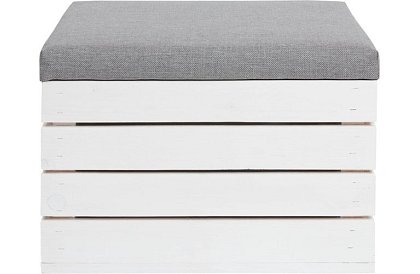 Taburet din lemn – puf ladă cu spațiu de depozitare