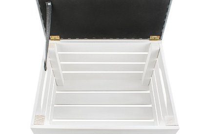 Taburet din lemn – puf ladă cu spațiu de depozitare