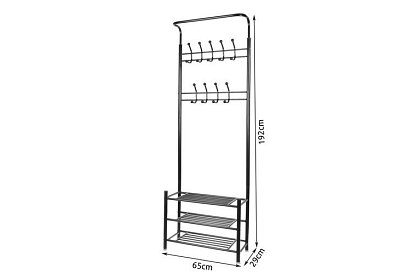 Peretele de hol – pantofar cu cuier