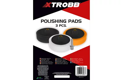 Burete de lustruire pentru mașină 145 mm - set de 3 bucăți