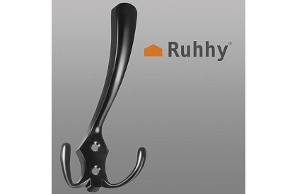 Suport de perete pentru mobilier negru – set de 5 bucăți