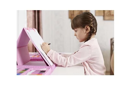 Set de artă pentru pictură pentru copii – valiză artistică - 208 piese