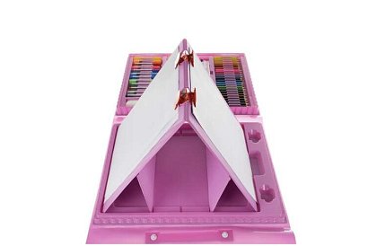 Set de artă pentru pictură pentru copii – valiză artistică - 208 piese