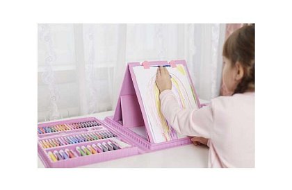 Set de artă pentru pictură pentru copii – valiză artistică - 208 piese
