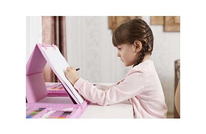Set de artă pentru pictură pentru copii – valiză artistică - 208 piese