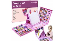 Set de artă pentru pictură pentru copii – valiză artistică - 208 piese