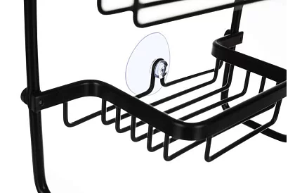 Raft suspendat pentru baie - negru