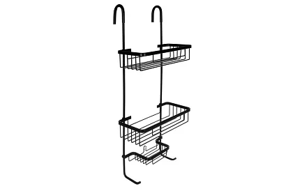 Raft suspendat pentru baie - negru