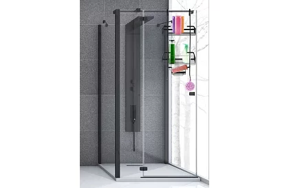 Raft suspendat pentru baie - negru