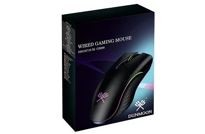 Mouse de joc cu fir – DUNMOON cu iluminare