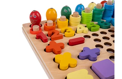 Puzzle educaționale din lemn