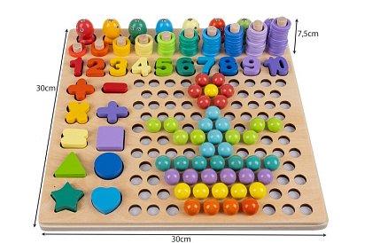 Puzzle educaționale din lemn