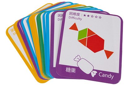 Puzzle educaționale din lemn - forme geometrice