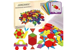 Puzzle educaționale din lemn - forme geometrice