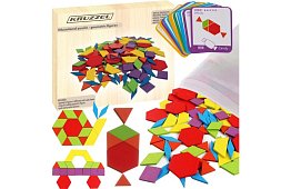 Puzzle educaționale din lemn - forme geometrice