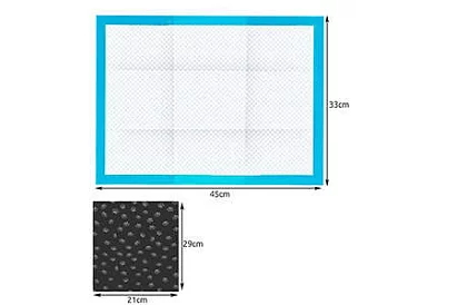 Saltele absorbante igienice pentru animale 33x45 cm – 100 buc + pungi