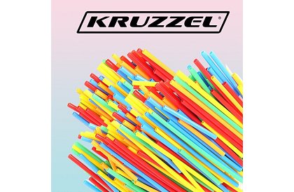 Set de construcție colorat 3D din paie 408 buc – joc creativ pentru copii