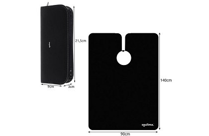 Foarfeci de coafură și accesorii – set de 7 bucăți