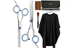 Foarfeci de coafură și accesorii – set de 7 bucăți