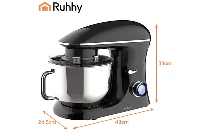Robot de bucătărie 1500 W, cu bol de 6,2L – RUHHY