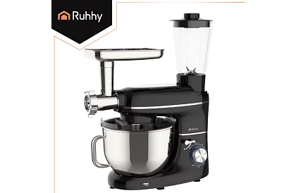Robot de bucătărie 1500 W RUHHY 3 în 1 cu blender și râșniță pentru carne – bol de 6,2 l