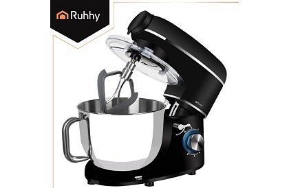 Robot de bucătărie 1500 W RUHHY 3 în 1 cu blender și râșniță pentru carne – bol de 6,2 l