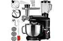 Robot de bucătărie 1500 W RUHHY 3 în 1 cu blender și râșniță pentru carne – bol de 6,2 l