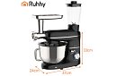 Robot de bucătărie 1500 W RUHHY 3 în 1 cu blender și râșniță pentru carne – bol de 6,2 l