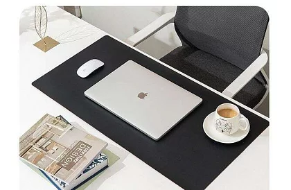 XXL suport pentru mouse și tastatură 90x45cm - negru