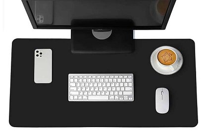 XXL suport pentru mouse și tastatură 90x45cm - negru