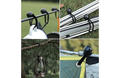 Banda elastice cu bilă pentru fixarea pânzelor și tarp-urilor – 10 buc.