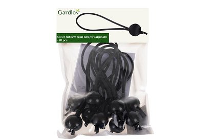 Banda elastice cu bilă pentru fixarea pânzelor și tarp-urilor – 10 buc.